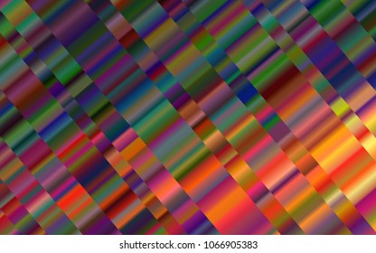 Dark Orange vector template with repeated sticks. Blurred decorative design in simple style with lines. The pattern can be used for busines ad, booklets, leaflets