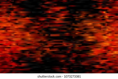 Dark Orange vector template with repeated sticks. Shining colored illustration with narrow lines. Smart design for your business advert.