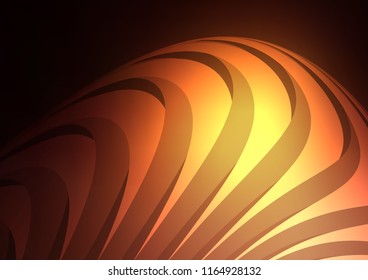 Dark Orange vector template with repeated sticks. Lines on blurred abstract background with gradient. The pattern can be used for busines ad, booklets, leaflets
