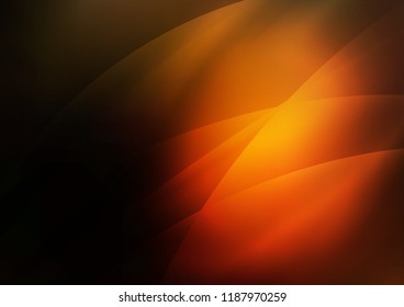 Dark Orange vector template with repeated sticks. Shining colored illustration with narrow lines. The pattern can be used for busines ad, booklets, leaflets