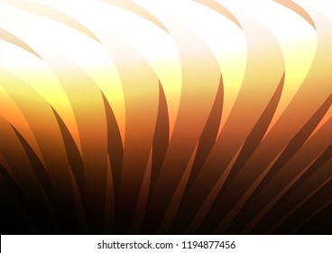 Dark Orange vector template with repeated sticks. Blurred decorative design in simple style with lines. The pattern can be used for busines ad, booklets, leaflets