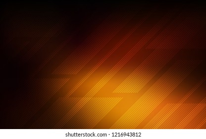 Dark Orange vector template with repeated sticks. Modern geometrical abstract illustration with Lines. Template for your beautiful backgrounds.