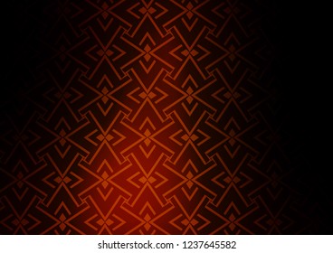 Dark Orange vector template with repeated sticks. Shining colored illustration with narrow lines. Backdrop for TV commercials.