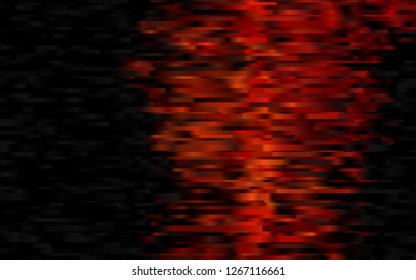 Dark Orange vector template with repeated sticks. Blurred decorative design in simple style with lines. The pattern can be used for websites.