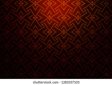 Dark Orange vector template with repeated sticks. Modern geometrical abstract illustration with staves. Backdrop for TV commercials.