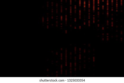 Dark Orange vector template with repeated sticks. Modern geometrical abstract illustration with staves. Pattern for websites, landing pages.