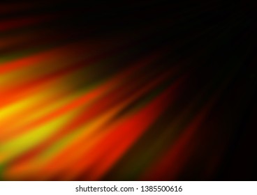 Dark Orange vector template with repeated sticks. Shining colored illustration with narrow lines. Pattern for ads, posters, banners.