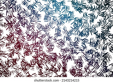 Dark orange vector template with repeated sticks. Blurred decorative design in simple style with lines. Backdrop for TV commercials.