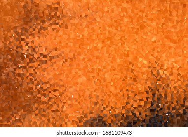 Plantilla vectorial de naranja oscuro con rhombus. Ilustración con un conjunto de rectángulos coloridos. Plan de actividades comerciales, folletos, folletos