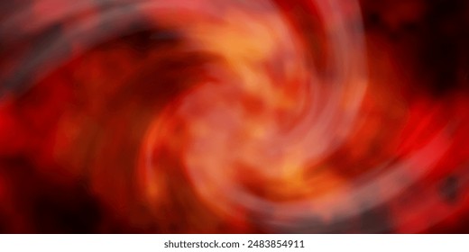 Dark Orange vector template with sky, clouds. Abstract colorful clouds on gradient illustration. Template for landing pages.