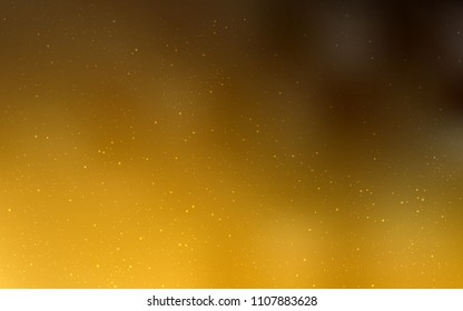 Dark Orange vector template with space stars. Modern abstract illustration with Big Dipper stars. Template for cosmic backgrounds.