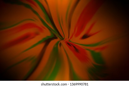 Dark Orange vector template with wry lines. Glitter abstract illustration with wry lines. A completely new template for your design.