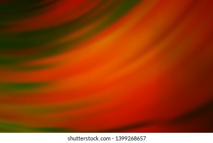 Dark Orange vector template with wry lines. A circumflex abstract illustration with gradient. A completely new design for your business.