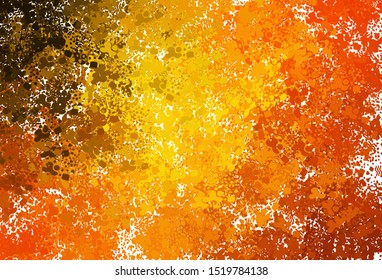 Dark Orange vector texture with abstract forms. Modern abstract illustration with colorful random forms. Simple design for your web site.