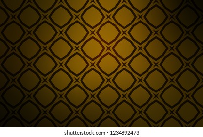Dark Orange vector texture with beautiful stars. Glitter abstract illustration with colored stars. Smart design for your business advert.
