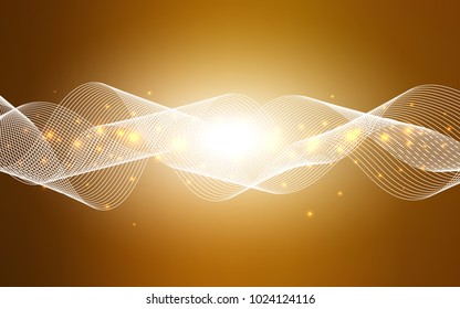 Dark Orange vector texture with birthday confetti. Blurred decorative design in anniversary style with confetti. The pattern can be used for birthday gifts, congratulations.