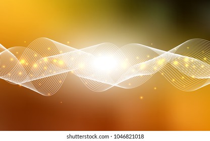 Dark Orange vector texture with birthday confetti. Blurred decorative design in anniversary style with confetti. The pattern can be used for birthday gifts, congratulations.