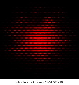 Dark Orange vector texture with circles. Modern abstract illustration with colorful circle shapes. Pattern for websites, landing pages.