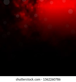 Dark Orange vector texture with circles. Modern abstract illustration with colorful circle shapes. Pattern for business ads.