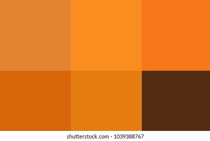 Dark Orange vector texture with collection of colors. Colorful gradient set with collection of rainbow colors. Set of colors for clever designers.