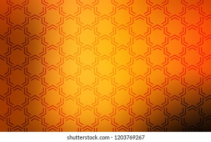 Dark Orange vector texture with colored lines. Blurred decorative design in simple style with lines. Pattern for ads, posters, banners.