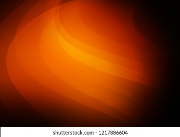 Dark Orange vector texture with colored lines. Modern geometrical abstract illustration with staves. The template can be used as a background.