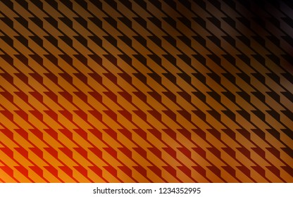 Dark Orange vector texture with colored lines. Blurred decorative design in simple style with lines. Pattern for ad, booklets, leaflets.