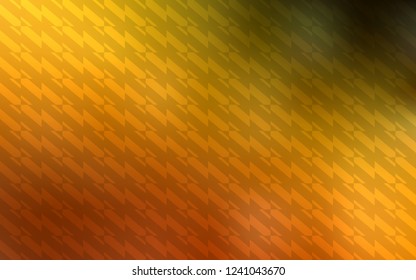 Dark Orange vector texture with colored lines. Colorful shining illustration with lines on abstract template. Pattern for your busines websites.