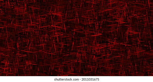 Dark Orange vector texture with colored lines. Shining colored illustration with sharp stripes. Pattern for ad, booklets, leaflets.