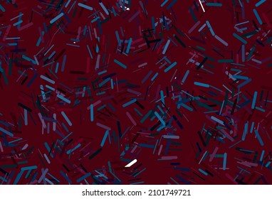 Textura vectorial de color naranja oscuro con líneas coloridas. Líneas sobre fondo abstracto borroso con degradado. Patrón de folletos y folletos comerciales.