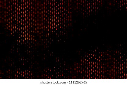 Dark Orange vector  texture with disks. Beautiful colored illustration with blurred circles in nature style. The pattern can be used for ads, leaflets of liquid.