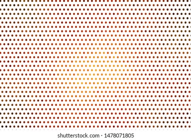 Dark Orange vector texture with disks. Beautiful colored illustration with blurred circles in nature style. New template for your brand book.