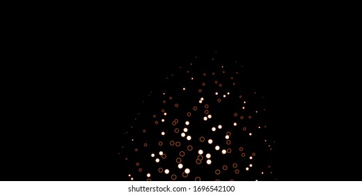 Dark Orange Vektorillustration Textur mit Scheiben. Abstrakte Illustration mit bunten Flecken im Naturstil. Muster für Webseiten.