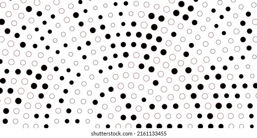 Dark Orange vector texture with disks. Modern abstract illustration with colorful circle shapes. New template for a brand book.