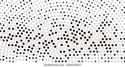 Textura vectorial de color naranja oscuro con discos. Ilustración colorida con puntos de degradado en estilo natural. Nueva plantilla para un libro de marcas.