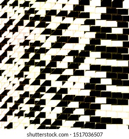 Dark Orange vector texture with lines. Geometric abstract illustration with blurred lines. Pattern for ads, commercials.