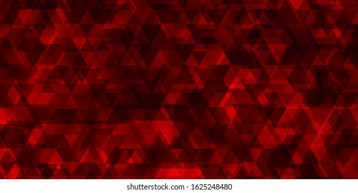Dark Orange vector texture with lines, triangles. Colorful illustration with triangles in simple style. Pattern for commercials.
