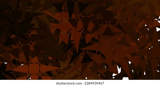 Dark Orange vector texture with memphis shapes. Colorful illustration with simple gradient shapes. Background for cell phones.