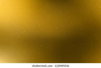 Dark Orange vector texture with milky way stars. Shining illustration with sky stars on abstract template. Pattern for astrology websites.