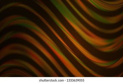Dark Orange vector texture with milky way stars. Shining illustration with sky stars on abstract template. Pattern for astronomy websites.