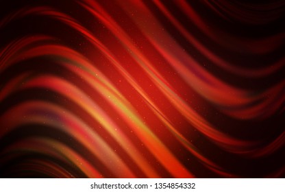 Dark Orange vector texture with milky way stars. Shining illustration with sky stars on abstract template. Template for cosmic backgrounds.