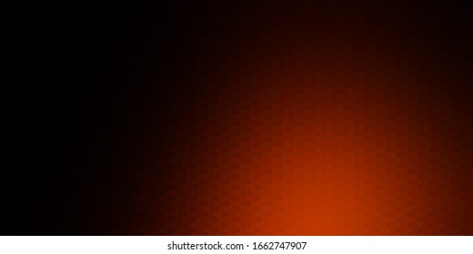 Dark Orange vector texture in rectangular style. Rectangles with colorful gradient on abstract background. Modern template for your landing page.