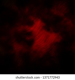 Dark Orange vector texture with wry lines. Abstract illustration with bandy gradient lines. Smart design for your promotions.