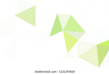 Dark Orange vector triangle mosaic template. Creative geometric illustration in Origami style with gradient. Pattern for a brand book's backdrop.