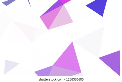 Dark Orange vector triangle mosaic cover. Colorful abstract illustration with triangles. Pattern for a brand book's backdrop.