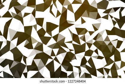 Dark Orange vector triangle mosaic template. Colorful abstract illustration with triangles. Template for cell phone's backgrounds.