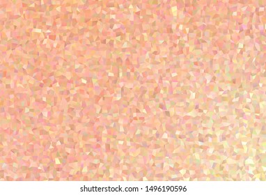 Dark Orange vector triangle mosaic template. Polygonal abstract illustration with gradient. Brand new design for your business.