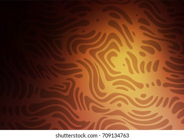 Dark Orange vector zentangle elegant background. Brand-new colored illustration in blurry style with doodles. A completely new design for your business.