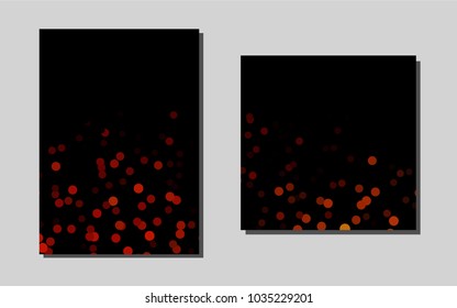 Dark Orangevector pattern for posters. Modern abstract design concept with colorful gradient. Beautiful design for cover of notepads.