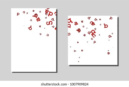 Dark Orangevector template for landing pages. Web interface on abstract background with colorful gradient. New design for a poster, banner of your website.